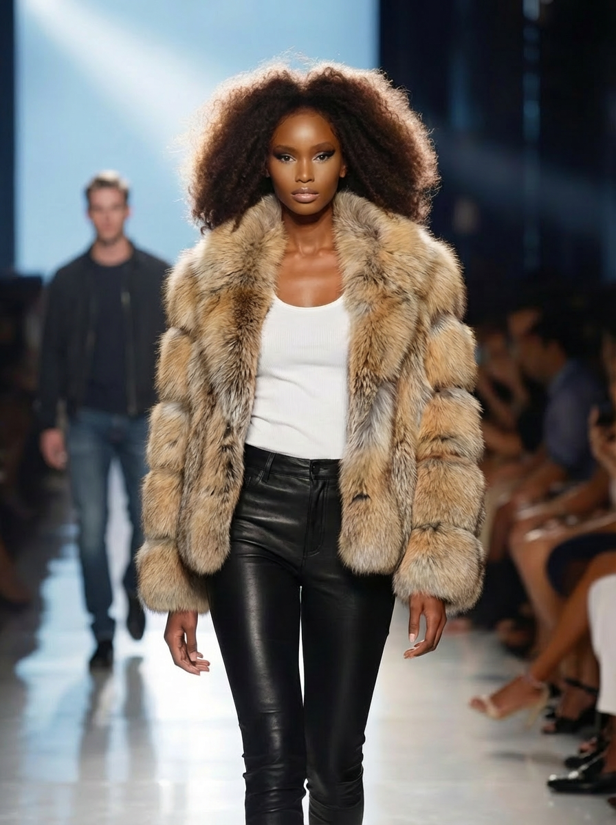 Valencia- Genuine Fox Fur