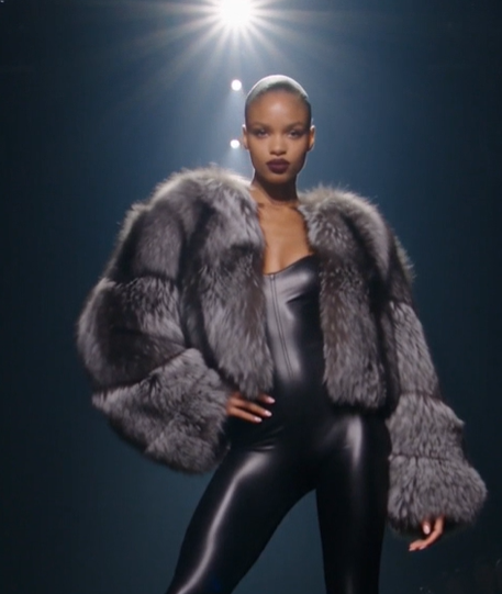 NEW! Argentina- Genuine Silver Fox Fur Cropped